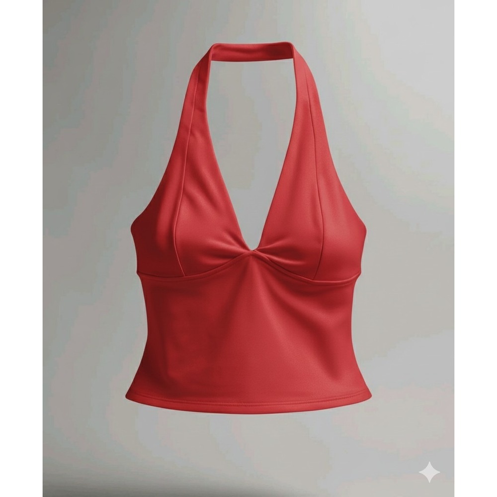 New Intimately Free People Still Here Red Halter Top Women's XS NWT Boho Chic